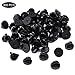 300 Pieces Pin Backs PVC Black Butterfly Rubber Pin Clutch Keepers