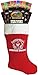 Buffalo Bills 15-Piece Beef Jerky and Beef Stick Sampler Red Christmas Stocking (15 mixed packs)