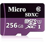 Micro SD Card 256GB High Speed Class 10 Memory Micro SD SDXC Card with Adapter