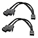 Cable Matters 2-Pack 2 Way 4 Pin PWM Fan Splitter Cable - 4 Inches primary