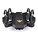 Virhuck VISUO XS809W Drone with Camera Live Video, WiFi FPV Quadcopter with 120° Wide-Angle 720P HD Camera Foldable Drone RTF - Altitude Hold, 3D Flip, APP Control, Gravity Sensor + Bonus Battery