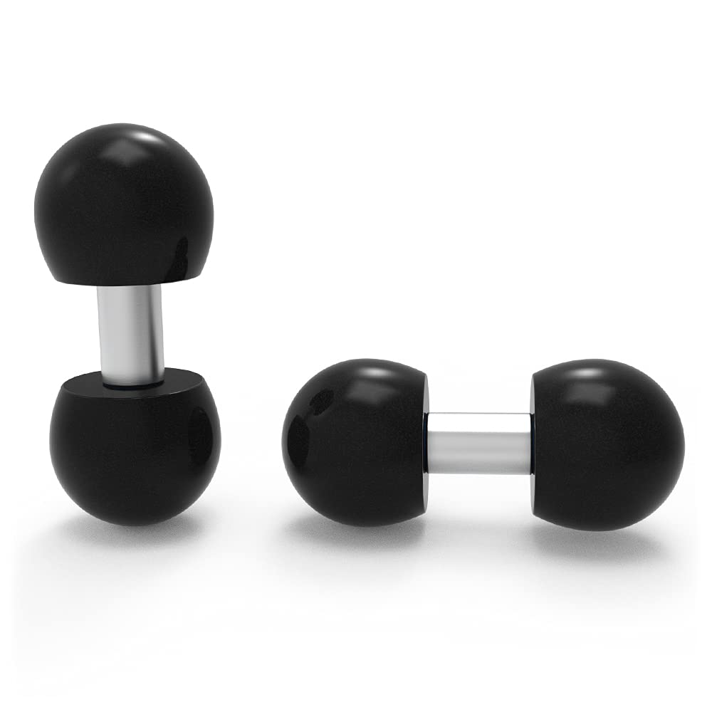 Flare Sleeep Dual Aluminium | Sleeping Earplugs | Noise Reduction for Sleep | Snoring Relief | Side Sleeper Comfort | Dual Tip Design | Soft, Replaceable Memory Foam Tips | Aluminium