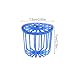AZXAZ 2 Pack Bird Cage Feeder Hanging Fruit Vegetable Basket Holder Parrot Feeding Bowl Food Container Bird Cage Hanging Toythumb 3