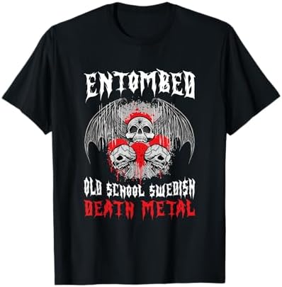 Amazon.com: Entombed Left Hand Path Metal Band Logo Men's T-Shirt
