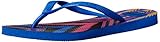 Havaianas Women's Slim Tribal Flip Flop, Blue Star, 37 BR/7-8 M US