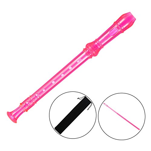 image for Pangda Descant Soprano Recorder German Style 8 Hole with Cleaning Rod,