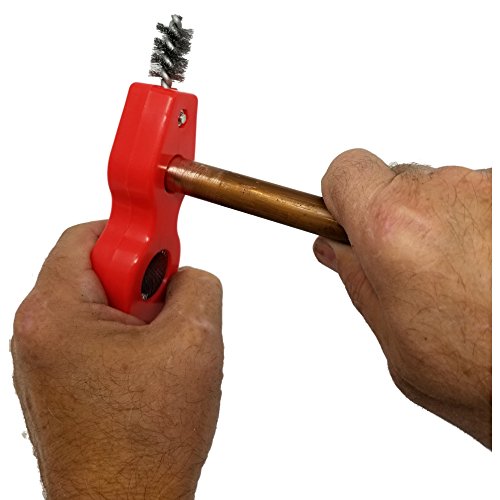 Copper Pipe Cleaner a 4In1 Plumber Brush Tested and Proven by Plumbers To Prepare Pipes To