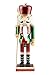 Clever Creations Green Coat 10 Inch Traditional Wooden Nutcracker, Festive Christmas Décor for Shelves and Tables