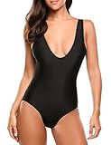 Avidlove Women's One Piece Swimsuit Solid Monokini Bathing Suit