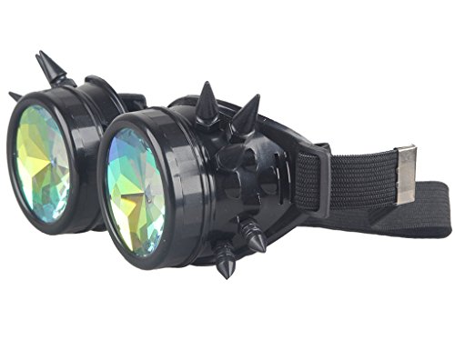 3 Rainbow+Crystal+Steampunk+Glasses+Adjustable