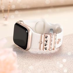 DaQin Flower Engraved Band Compatible with Apple