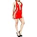 Women Lingerie, Lingerie Babydoll Dress Underwear Sleepwear Chemise Dress(red)