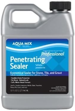 Aquamix 20372 Penetrating Water Based Sealer for Ceramic Tile and Stone, Quart by Aqua Mix
