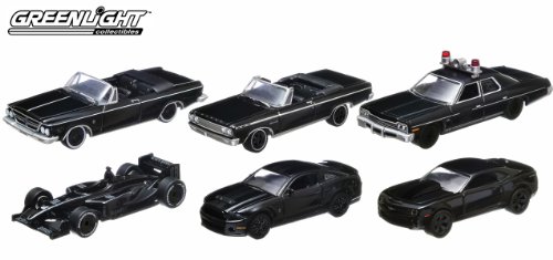 GreenLight Black Bandit Series 8 Car (1:64 Scale), Set of 6