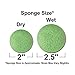 Konjac Facial Sponges (6 Pack) Konjac Sponge Set Gently Cleans for Softer More Radiant Skin - Individually Wrapped