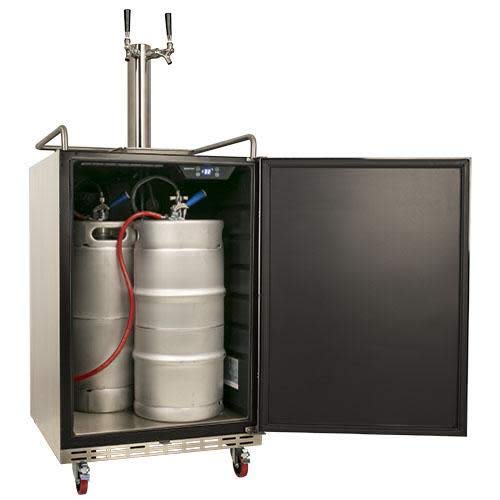 1 EdgeStar+KC7000SSODTWIN+Cooled+Outdoor+Kegerator