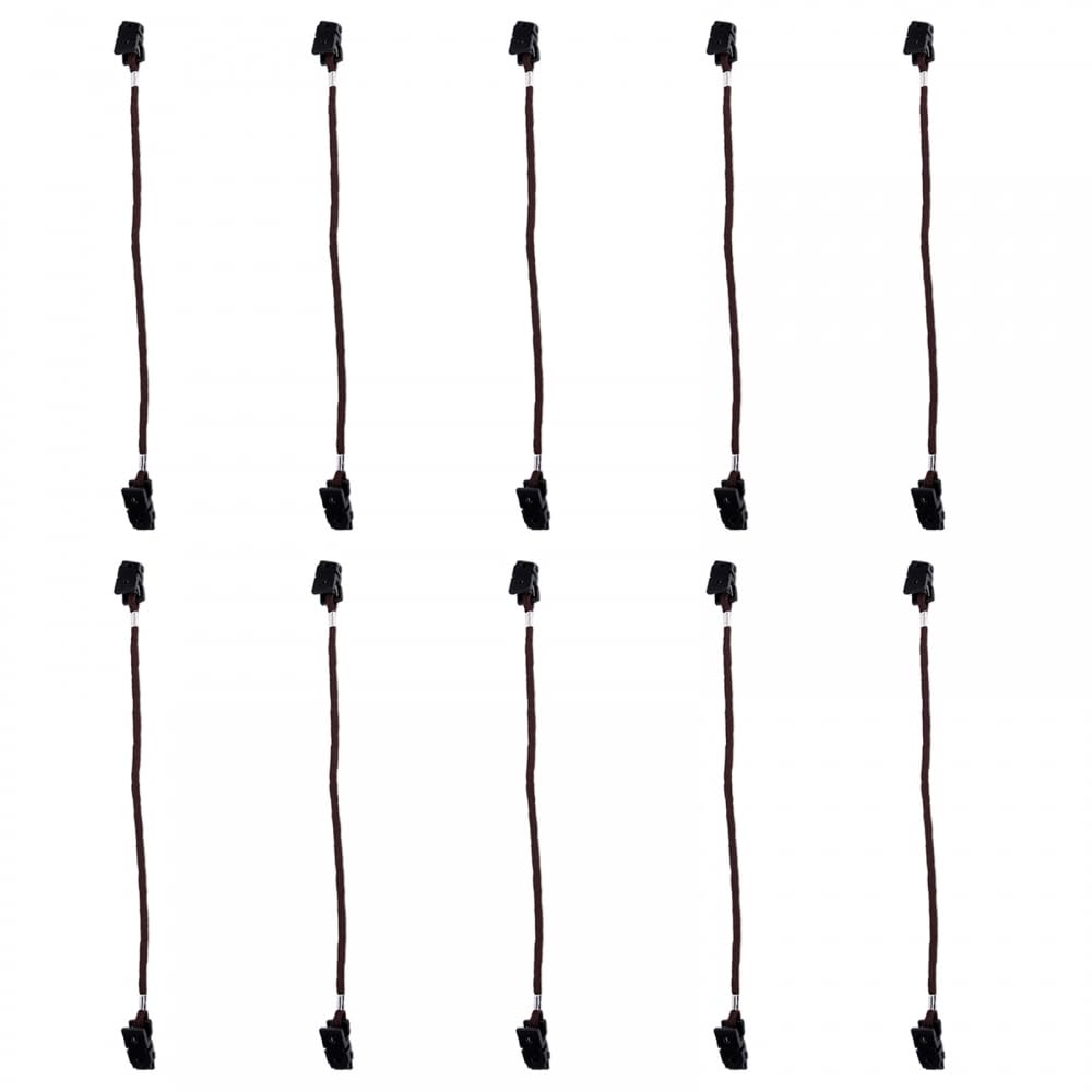 DONGKER 10pcs Hat Retainer Clips,Windy Hat Strap Clips for Golfing Fishing Boating Sailing Climbing Brown