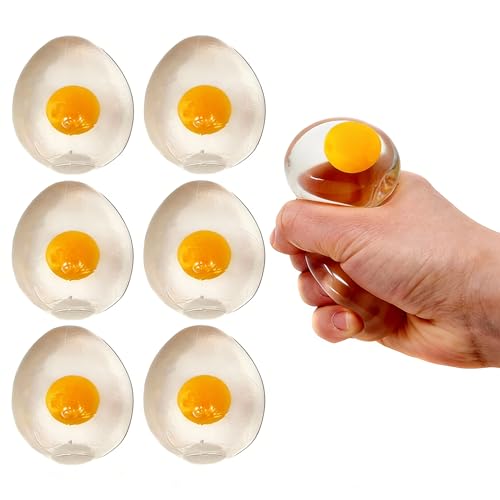 6pcs Egg Easter Stress Balls