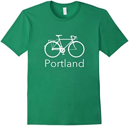 Men's Portland Oregon - Bicycle T-Shirt Medium Kelly Green