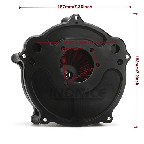 Turbine Spike Air Cleaner for harley sportster 1200 1991-2019 air filters sportster iron 883 - Thumbnail 2