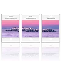 3 Piece Framed Canvas Wall Art Beautiful Landscape Canvas Prints Home Artwork Decoration for Living Room,Bedroom - 16