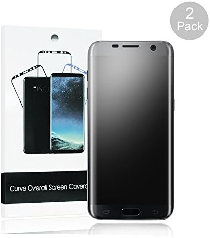 Galaxy S7 Edge Screen Protector [3D Full Cover], Heaqwe [Anti-Scratch] [Super Clear] [No Foam] Frosted PET screen protective film for Samsung Galaxy S7 Edge