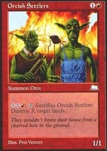 Magic: the Gathering - Orcish Settlers - Weatherlight