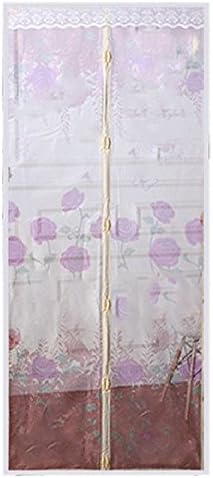 Hands-free Magic Mesh Magnetic Screen Door Curtain (31.49"*82.67"(80*210cm), Beige)
