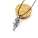 DOINSHOP New Useful Cute Nice Unfailing Love Couple Necklace Stainless Steel Skull Pendant Chain