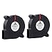 GDSTIME 2 Pack 50mm x 15mm 5015 12v 4500rpm DC Brushless Cooling Blower Fan
