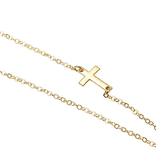 Finrezio Thin Sexy Gold Cross Body Belly Chains Necklace Jewelry for Women 4Pcs a Set