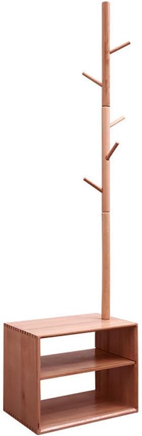 Zapato perchero vertical abrigo rack sólido madera - zapato de árbol