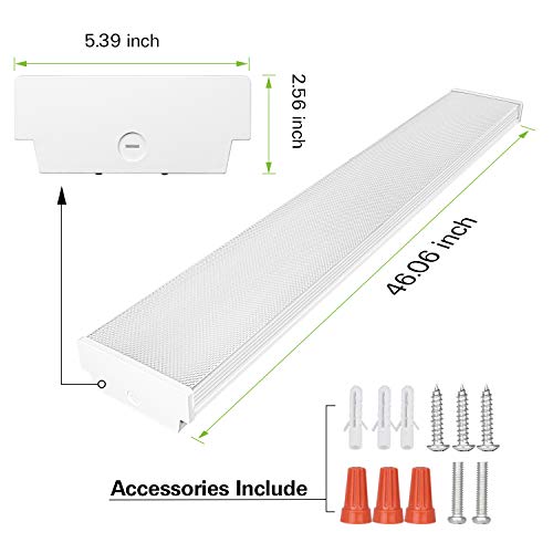 5 Hykolity+Wraparound+Fluorescent+Daylight+Flushmount