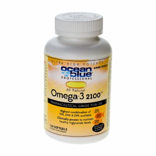 Ocean Blue Professional Omega-3 2100 Softgels. 120 Count image