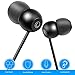 Wired Headphones, in-Ear Earphones Earbuds, Noise Cancelling Sweatproof Sports Metal Earphones, Stereo Sound Bass Built-in Mic Android Smartphones, 6s/6/5s/SE, Galaxy,Tablets, MP3 Players (Black)thumb 2