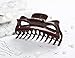 Prettyou Thick Hair Super Large Clips Crystal Plastic Claw Clamps Hairgrips Clips Accessories for Women, 2 pack. (D)