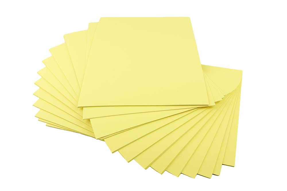 House of Card & Paper A4 160 GSM Card - Yellow (Pack of 100 Sheets) HCP290
