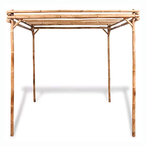 K&A Company Garden Arches, Trellises, Arbors & Pergolas, Pergola Bamboo 76.8"x76.8"x76.8"
