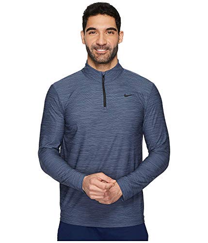 NIKE Mens Breathe Dri-Fit 1/4 Zip Long Sleeve Training Shirt
