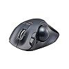ELECOM-24GHz-Wireless-Thumb-operated-Trackball-Mouse-6-Button-Function-with-Smooth-Tracking-Precision-Optical-Gaming-Sensor-M-XT3DRBK Elecom Trackball Mouse 2.4GHz Wireless Thumb Control Sculpted Ergonomic Design 6-Button Function, Smooth Tracking…
