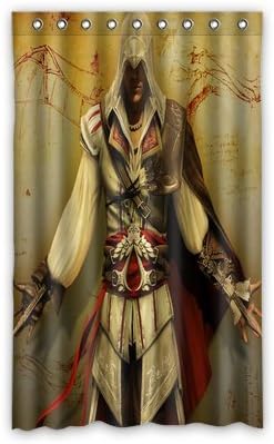 Best Design Assassin's creed Window Curtains/drape/panels/treatment Polyester Fabric Office/Home/Bedroom Decor 52"x 84"