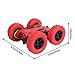 RC Stunt Car Toy for Christmas Gift, 2.4GHz Off Road Remote Control Vehicle Spining Flip Flash Double Sided 360°Rolling Rotating Rotation Great Gift for Kids, Red