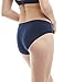 Kalon 6 Pack Women's Hipster Brief Nylon Spandex Underwear (Small, Winter)