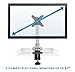 Mount-It! MI-31116 LCD / LED Computer Monitor Mount with Height Adjustable and Tilting Functionality, Supports 13