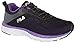 Fila Womens Memory Outreach Running Shoes 8.5 Black/Purple