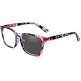 Jcerki Myopia glasses Distance nearsighted glasses Black Frame Unisex Glasses