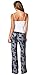 Popana Palazzo Pants for Women Casual Summer Wide Leg Beach Pants Plus Size Made in USA X-Large Gray Damask