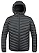 ZSHOW Men's Packable Puffer Jacket Hooded Lightweight Winter Coat for Travel Outdoor Hiking