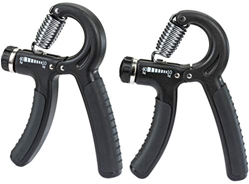 YOGU Forearm Hand Grip Strengthener Trainer Adjustable Resistance 20-80 Lb Workout Hand Exerciser for Athletes and Musicians Fitness Guitar Pianist Hand Rehabilitation Training Squeezer Grippers