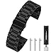 Berfine Quick Release Watch Strap,16mm 18mm 20mm 22mm 24mm Premium Solid Stainless Steel Watch Band Replacement